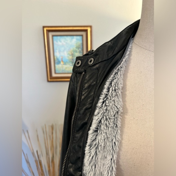 J2 Faux Black Leather Jacket - Picture 6 of 10